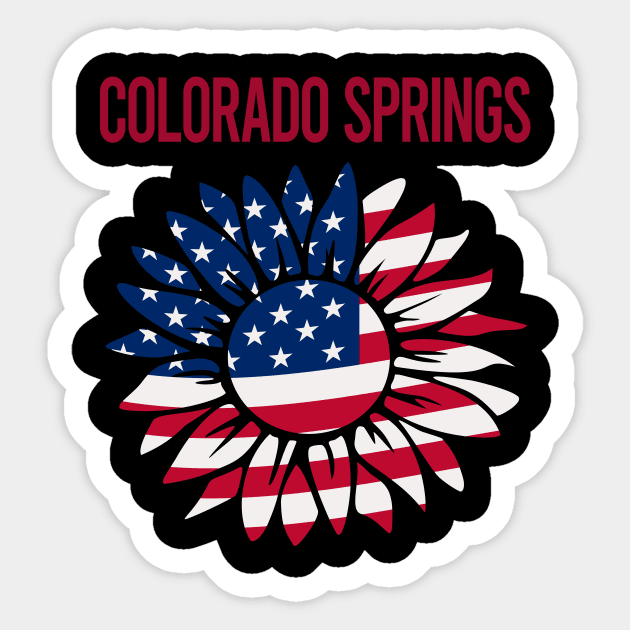 Happy Sunflower Colorado Springs Sticker by rosenbaumquinton52